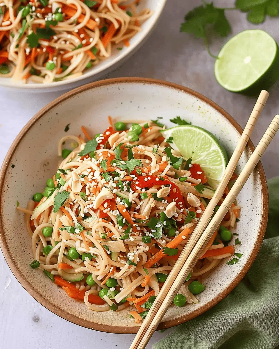 Asian Noodle Salad: Easy & Delicious Recipe with Turkey Bacon