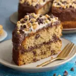 Banana Peanut Butter Cake (With Chocolate Chips)