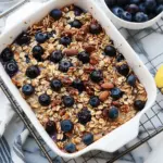 Blueberry Baked Oatmeal