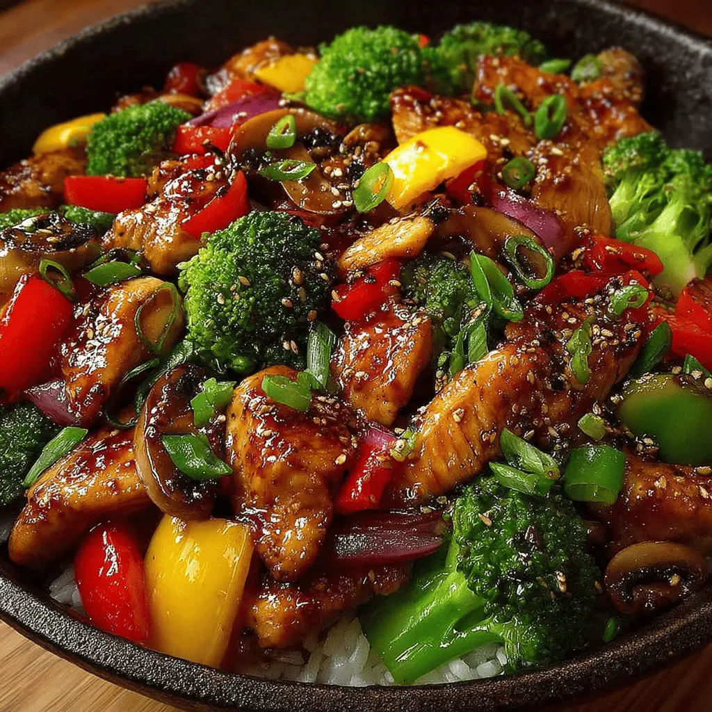 Colorful Teriyaki Chicken Stir-Fry: Easy Weeknight Delight