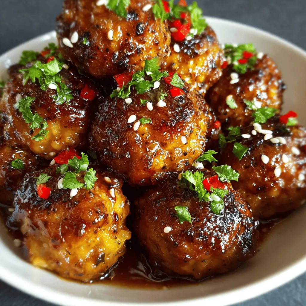 Pineapple Teriyaki Meatballs: Easy, Juicy Recipe with Turkey Bacon
