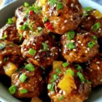 Pineapple Teriyaki Meatballs