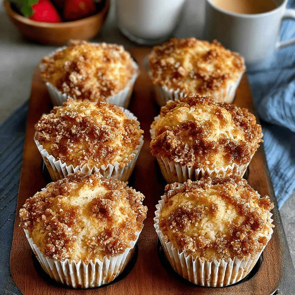 Sour Cream Coffee Cake Muffins with Streusel: The Best Treats