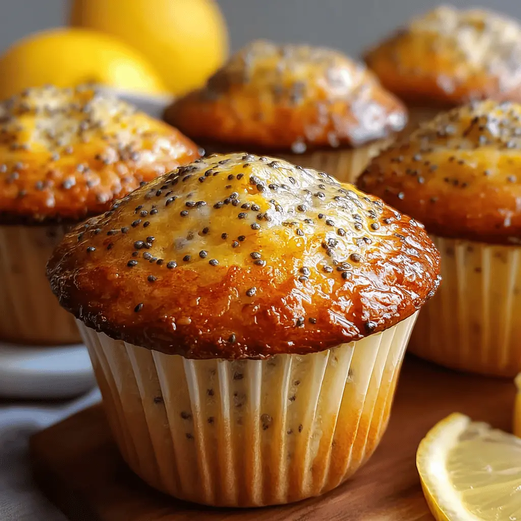 Zesty Lemon Poppy Seed Muffins That Brighten Your Day