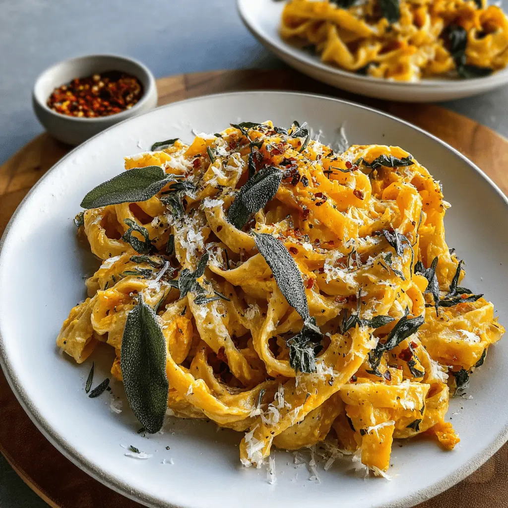 Butternut Squash Pasta: Indulgent Brown Butter & Crispy Sage Delight