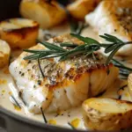Creamy Rosemary Cod & Potatoes
