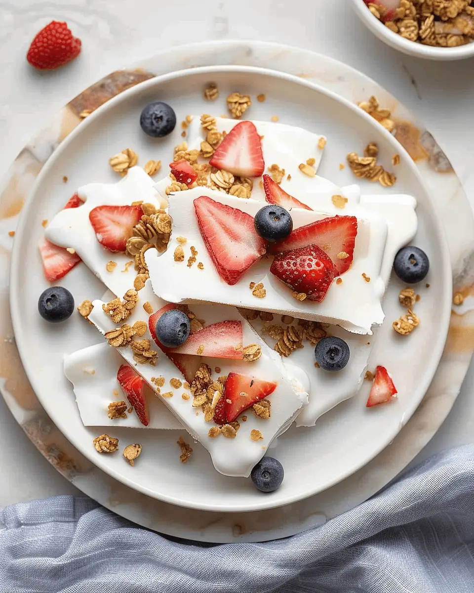 Frozen Yogurt Bark: The Easy, Indulgent Treat You’ll Love