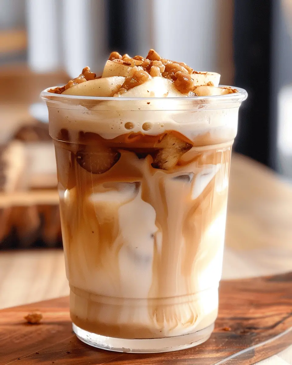 Iced Apple Crisp Macchiato: Easy Starbucks Copycat Recipe to Indulge