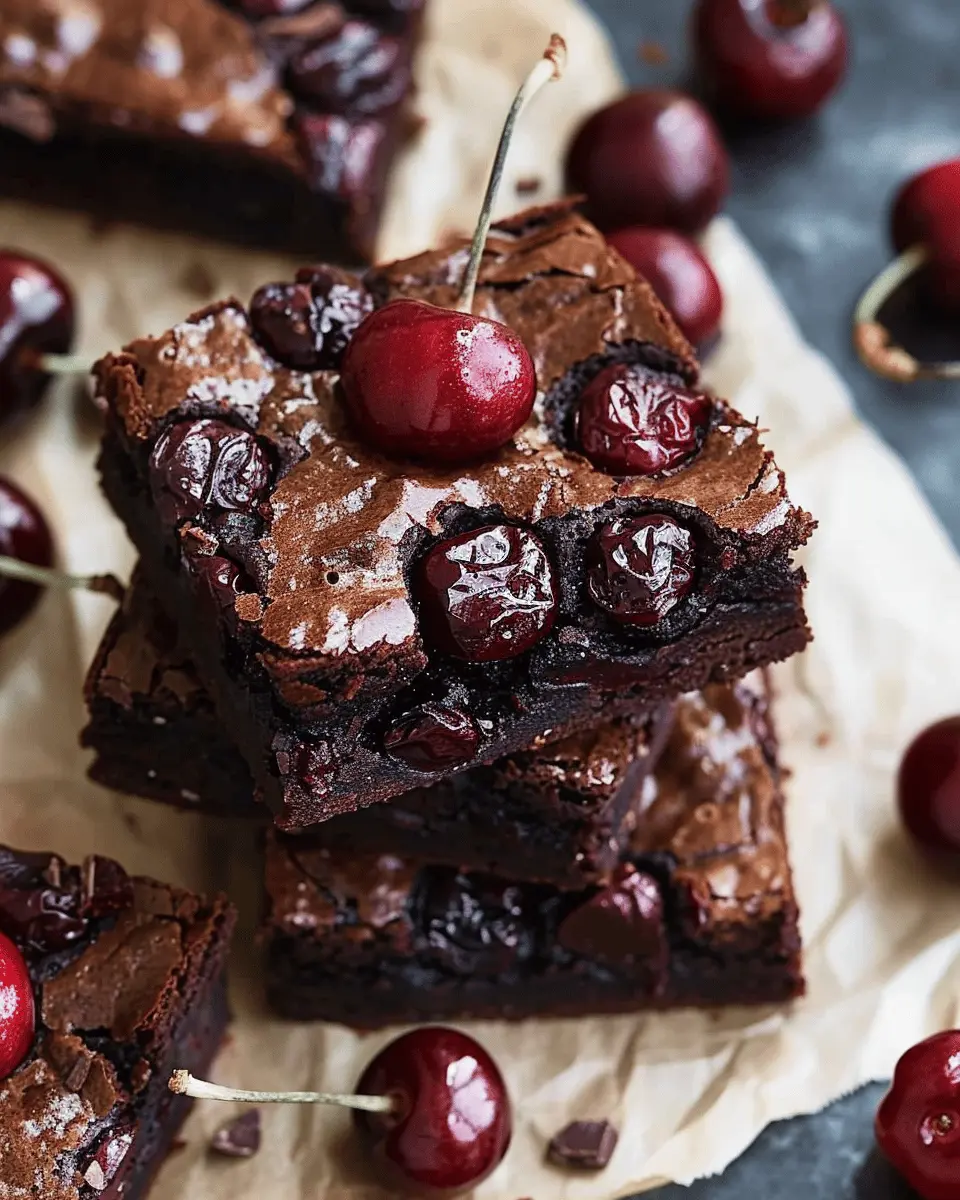 Roasted Chocolate Cherry Brownies: The Indulgent Treat You Deserve