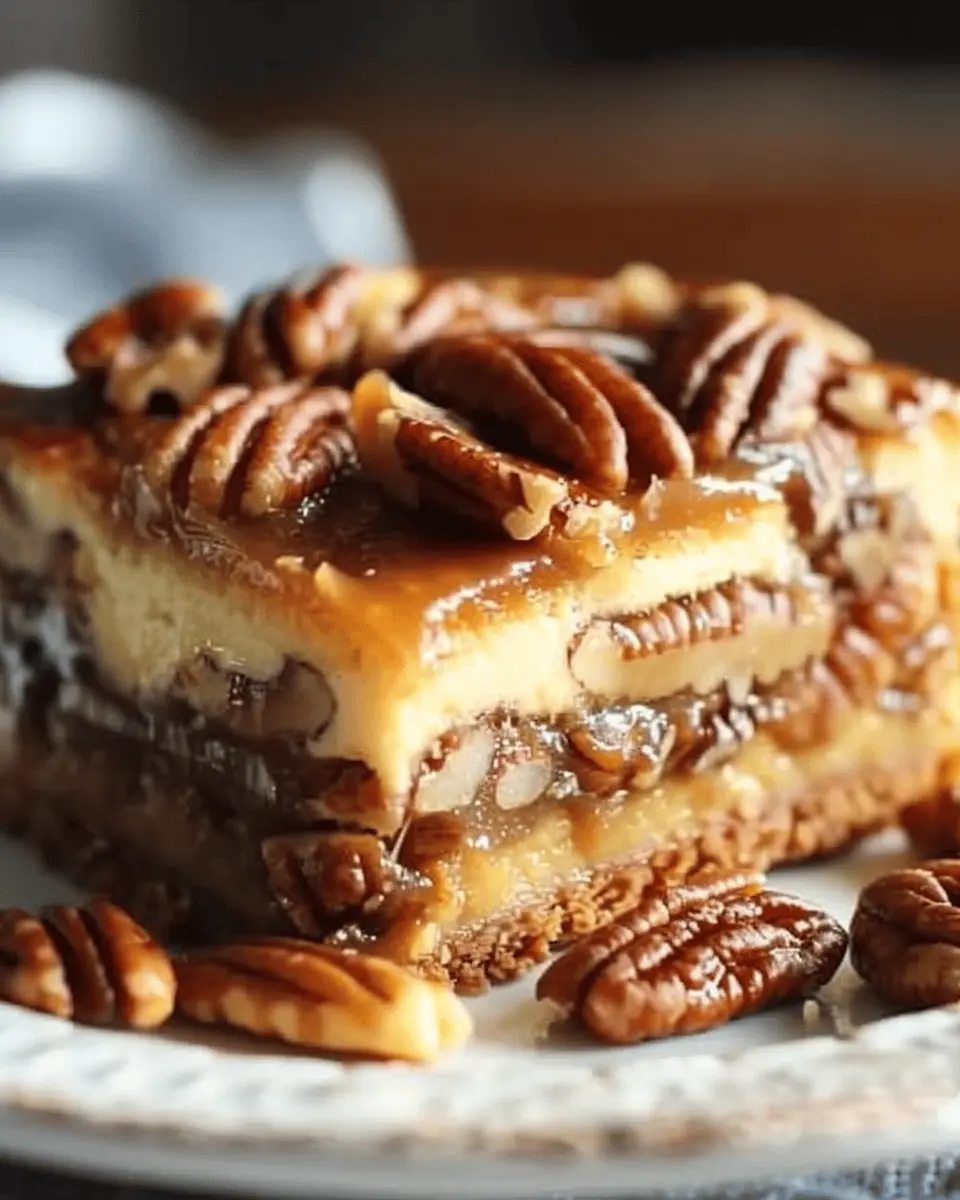 Delicious Gooey Butter Pecan Cake: The Best Comfort Dessert
